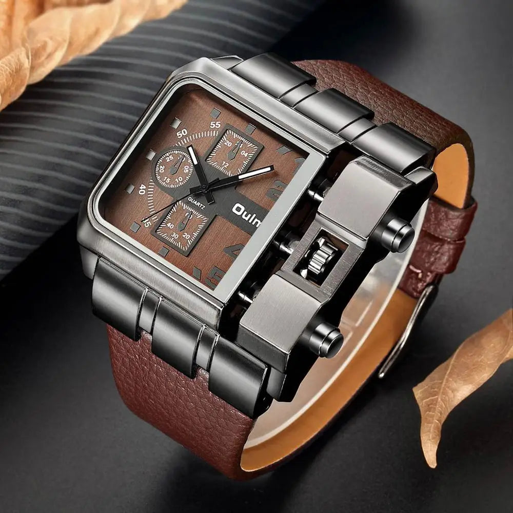 Horloge 3D carrée