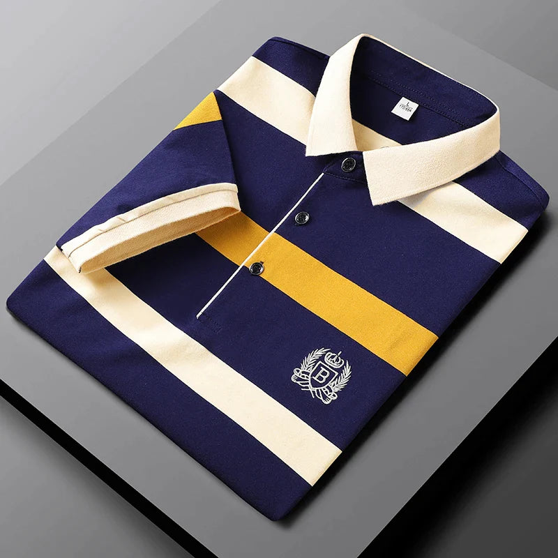 Polo rayé haut de gamme