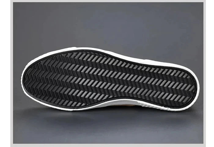 Baskets en cuir véritable