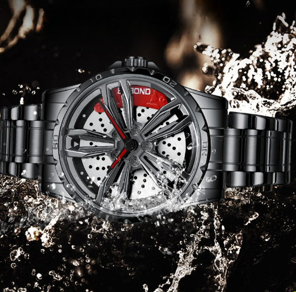 Horloge de roue de sport