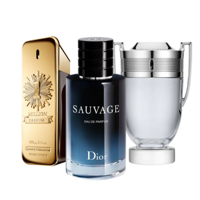 3 Parfums Paco Rabanne ONE MILLION, Dior SAUVAGE et Paco Rabanne INVICTUS (PAYEZ 1, OBTENEZ 3)