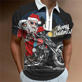 Camisa Polo Christmas - Estampa Exclusiva para Celebrações Natalinas