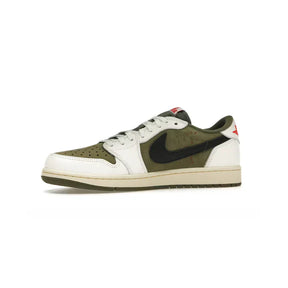 Sneakers Jordan Retro 1 Low x Travis Scott Medium Olive