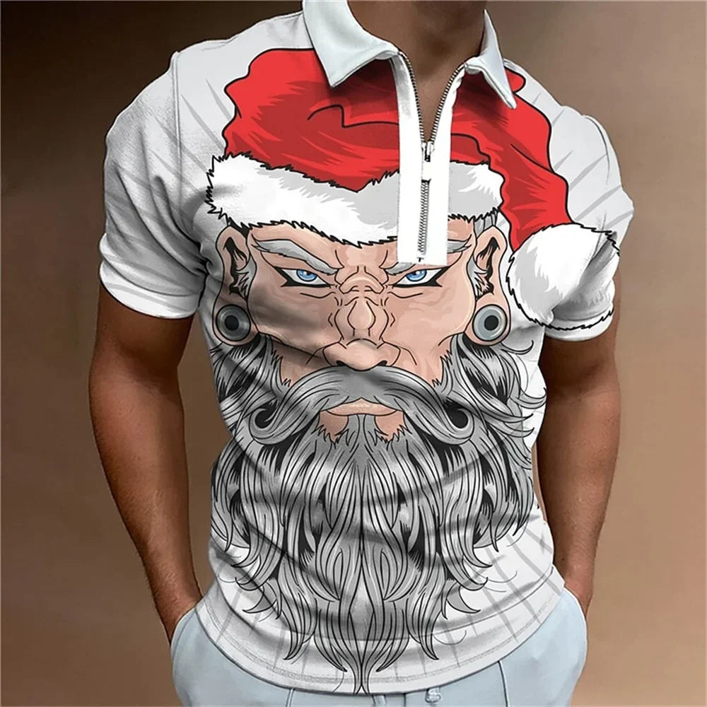 Camisa Polo Christmas - Estampa Exclusiva para Celebrações Natalinas