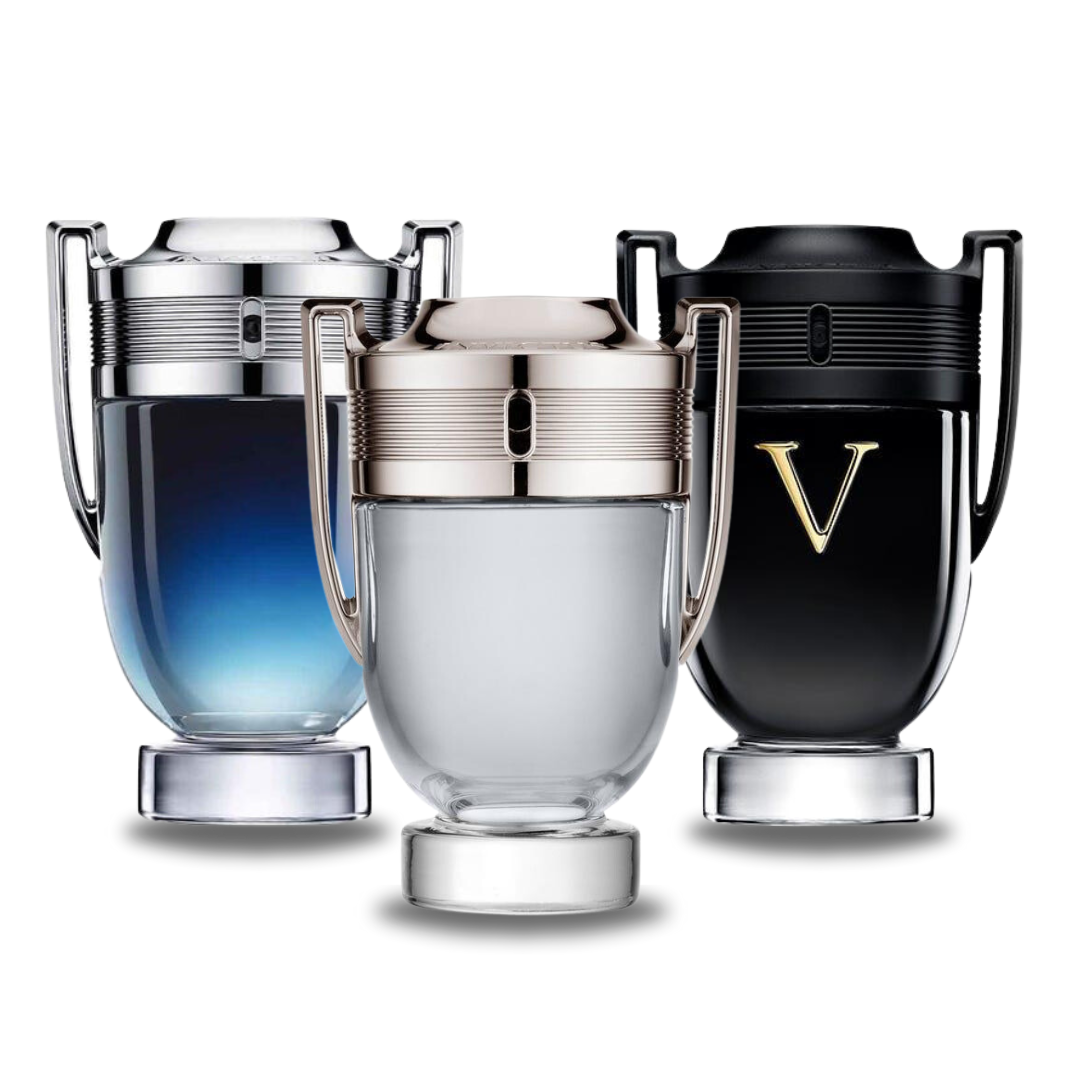 3 Parfums Paco Rabanne Invictus Legend, Invictus & Invictus Victory (PAYEZ 1 OBTENEZ 3)