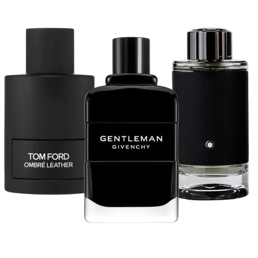 3 Parfums Tom Ford Ombre Leather, Givenchy Gentleman & Montblanc Explorer (PAYEZ 1 OBTENEZ 3)