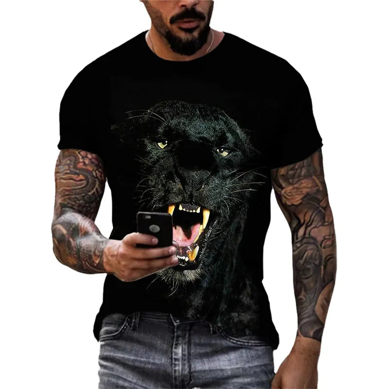 Camiseta Printed 3D - Estilo Inovador em Cada Detalhe