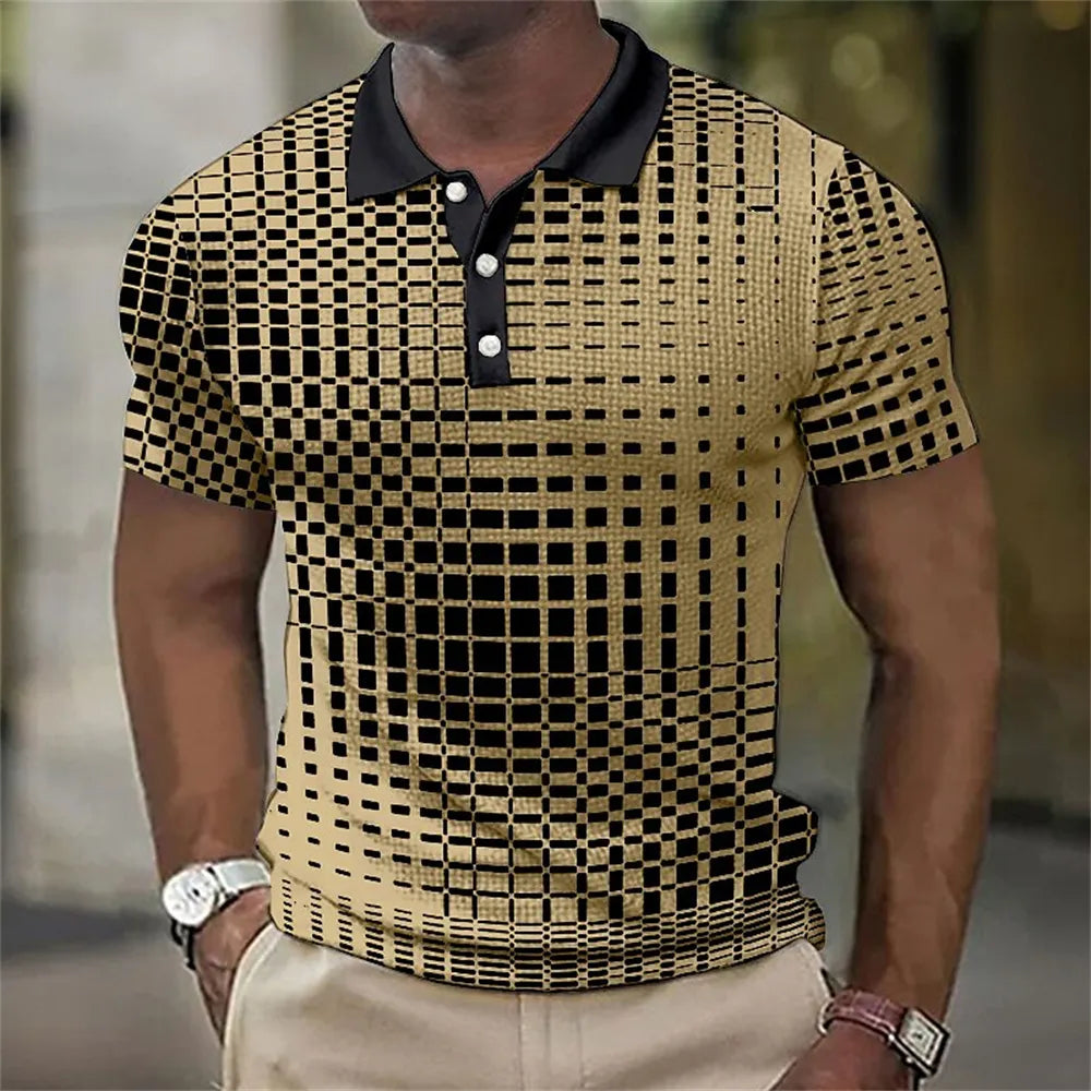 Camisa Polo Dimension 3D - Design Inovador em Três Dimensões