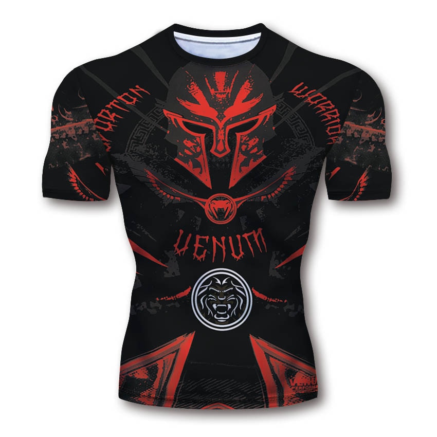 Camiseta Venum 3D - Arte 3D com Tecido de Alta Tecnologia