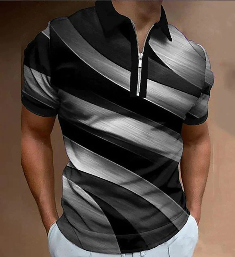 Camisa Polo Spiral 3D - Estampa Tridimensional Exclusiva