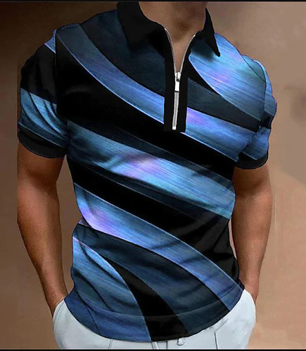 Camisa Polo Spiral 3D - Estampa Tridimensional Exclusiva