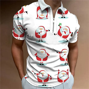 Camisa Polo Christmas - Estampa Exclusiva para Celebrações Natalinas