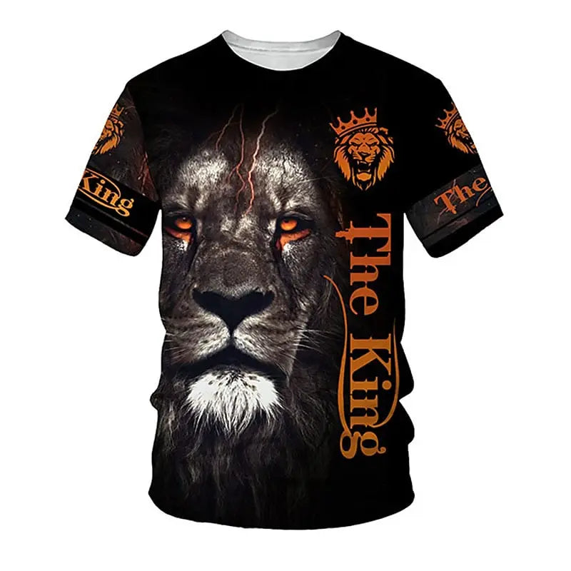 Camiseta Lion 3D - Tecnologia Dry Premium