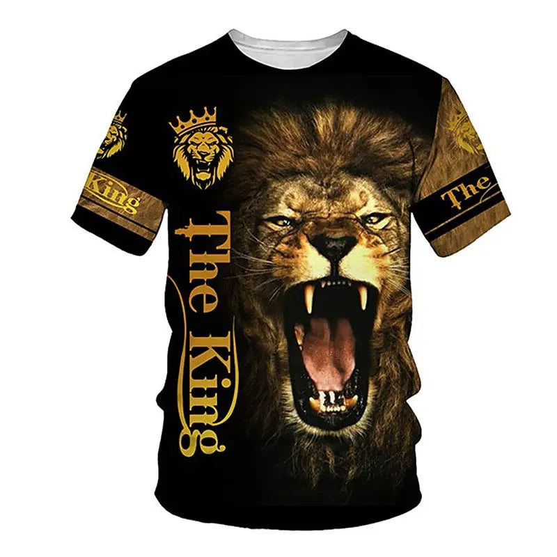 Camiseta Lion 3D - Tecnologia Dry Premium