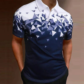 Camisa Polo Geometric 3D - Estilo e Inovação em Cada Detalhe