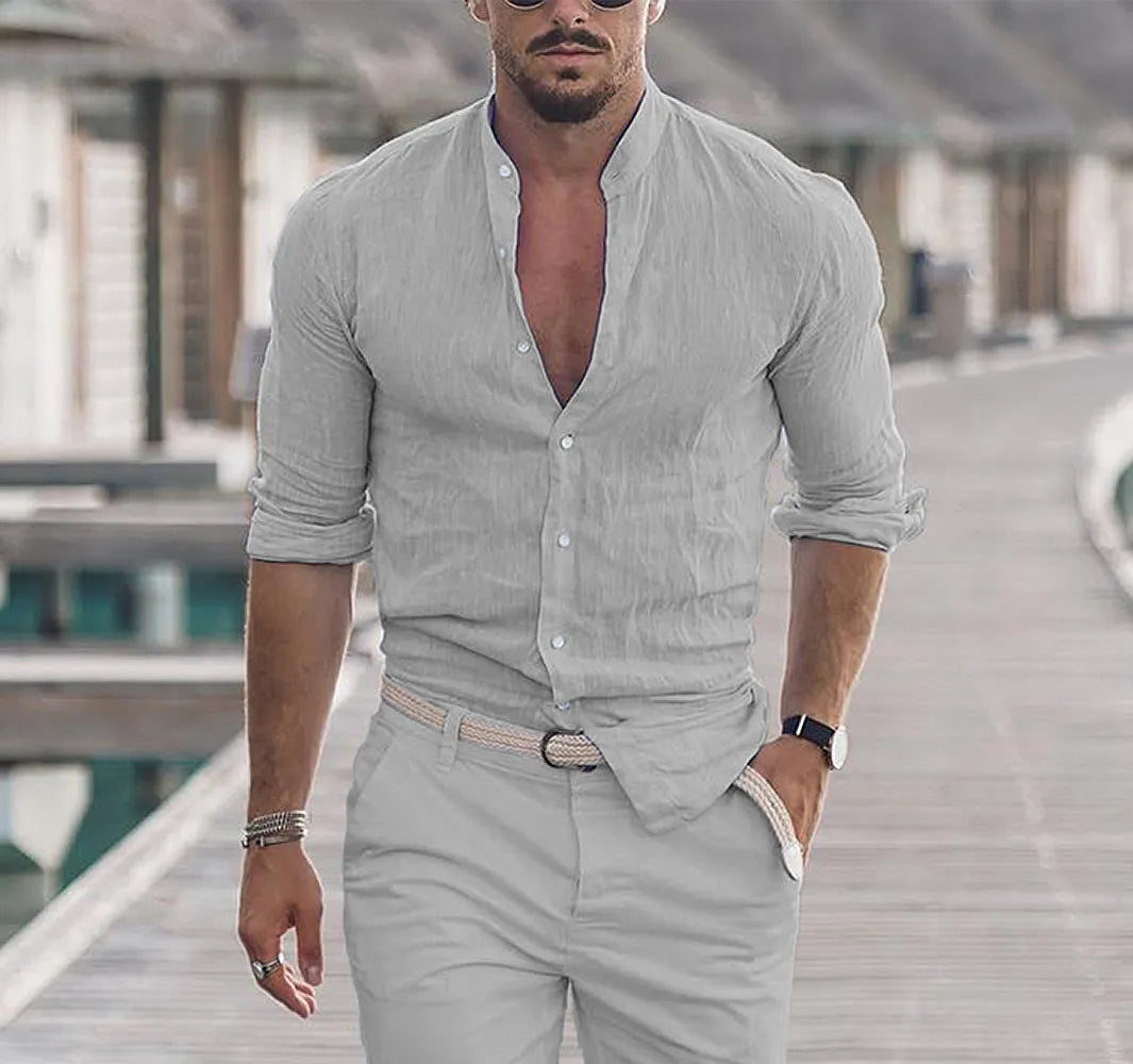 Camisa Minimal - Estilo Versátil para o Dia a Dia