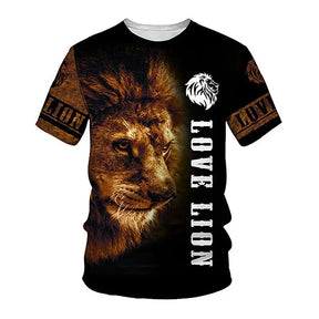 Camiseta Lion 3D - Tecnologia Dry Premium