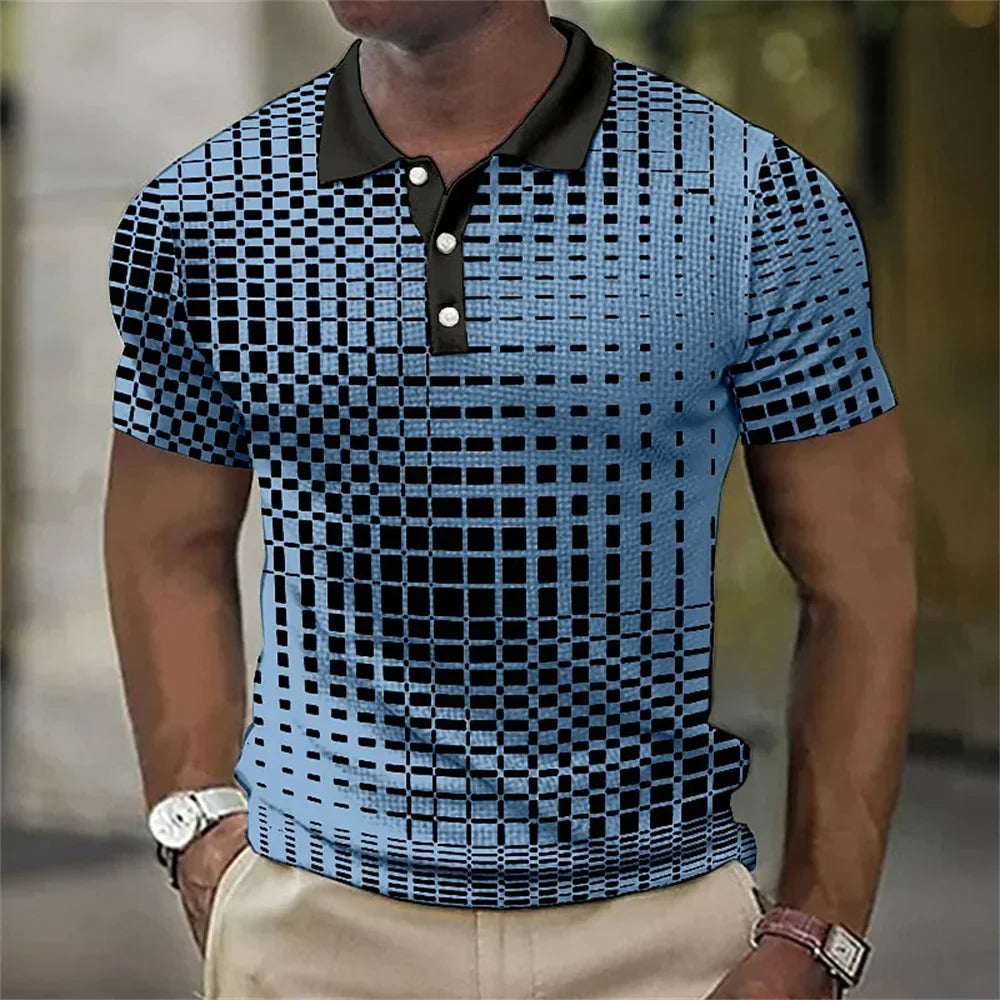 Camisa Polo Dimension 3D - Design Inovador em Três Dimensões