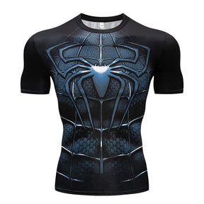 Camiseta Heros 3D - Arte 3D com Tecido Tecnologia de Compressão