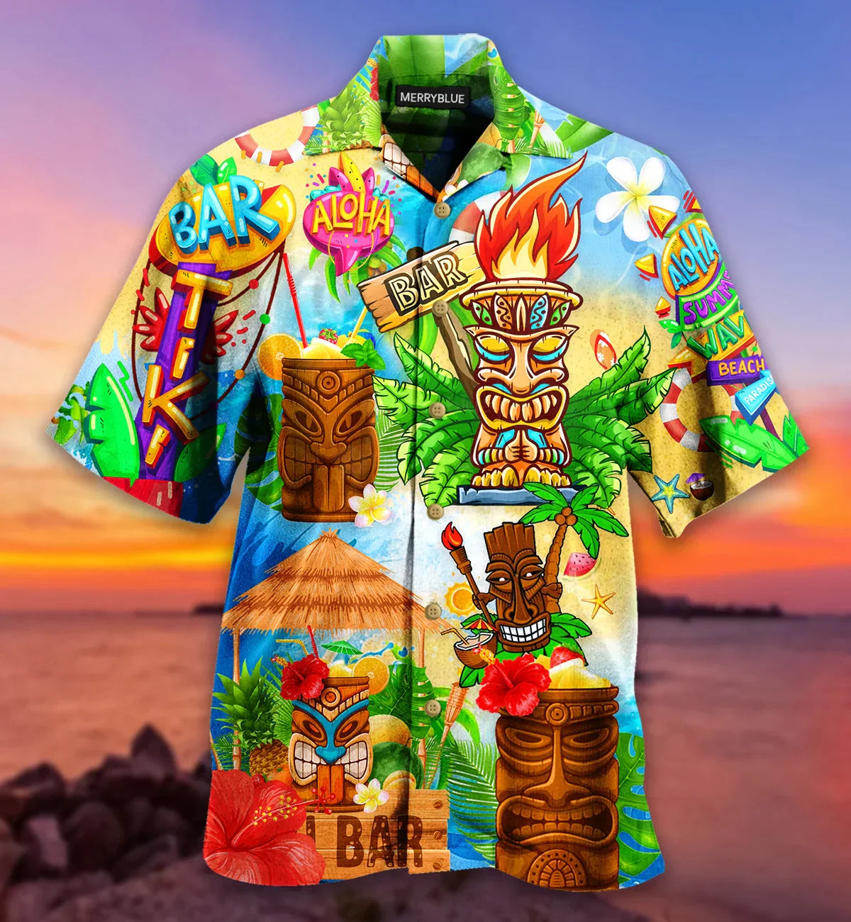 Camisa Havaiana -Tropicalidade Elegante