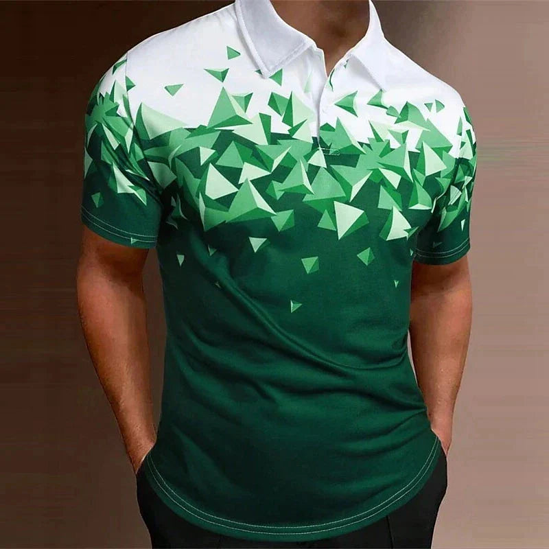 Camisa Polo Geometric 3D - Estilo e Inovação em Cada Detalhe