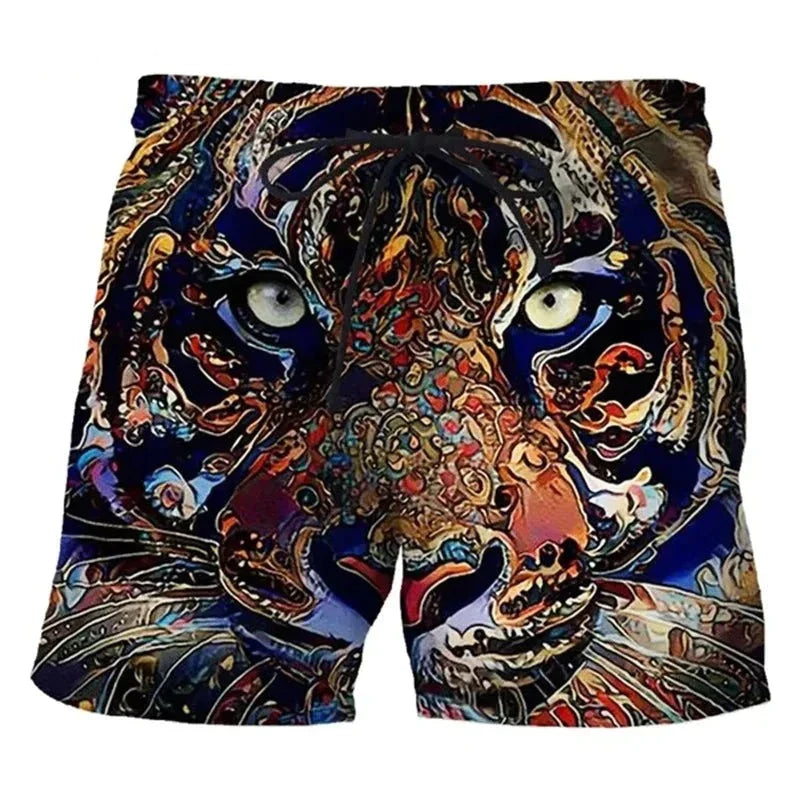 Short Animal Print - Conforto Elegante para o Dia a Dia