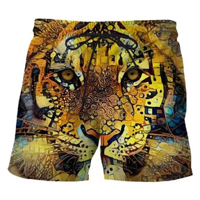 Short Animal Print - Conforto Elegante para o Dia a Dia