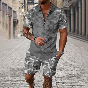 Conjunto Polo Camuflado - Camisa + Short