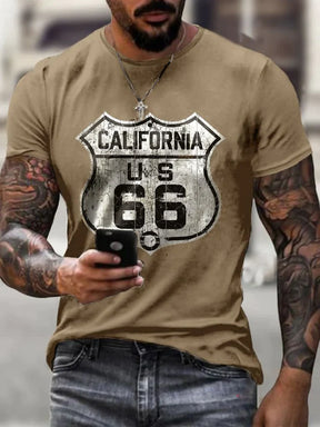 Camisa  Motor Route 66 - Logo Exclusivas