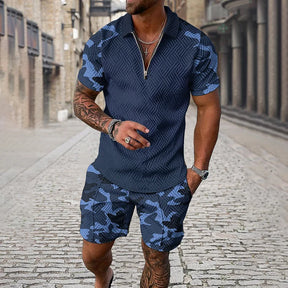 Conjunto Polo Camuflado - Camisa + Short