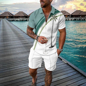 Conjunto Polo Tropical - Camisa + Short