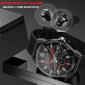 Smartwatch Sound com Fone Bluetooth + Brinde