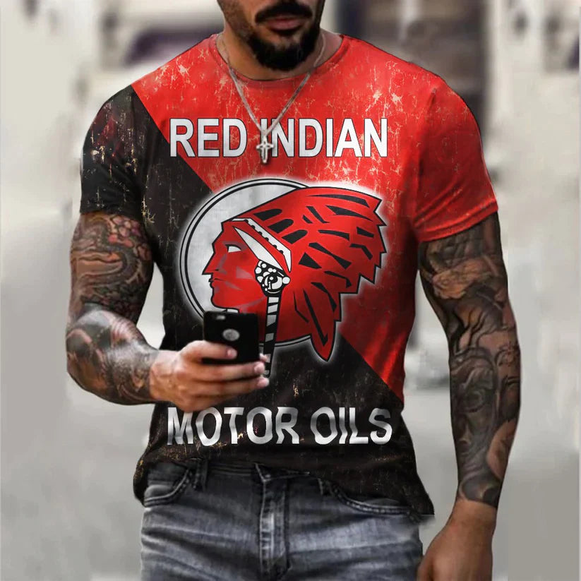 Camisa  Motor Indian - Logo Exclusivas