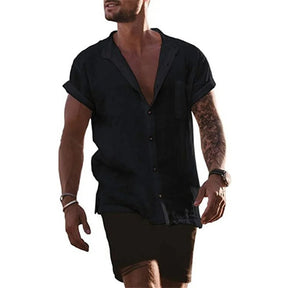 Chemise en lin Midnight Vibes