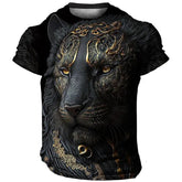 Camiseta Lion Arts 5D - Arte Exclusiva e Elegância Lion - Inspirada