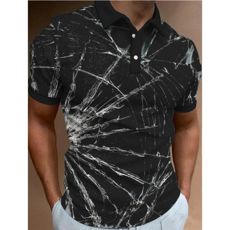 Camisa Polo Premium 3D - Estampa Tridimensional Exclusiva