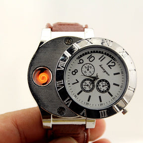Horloge briquet 2 en 1