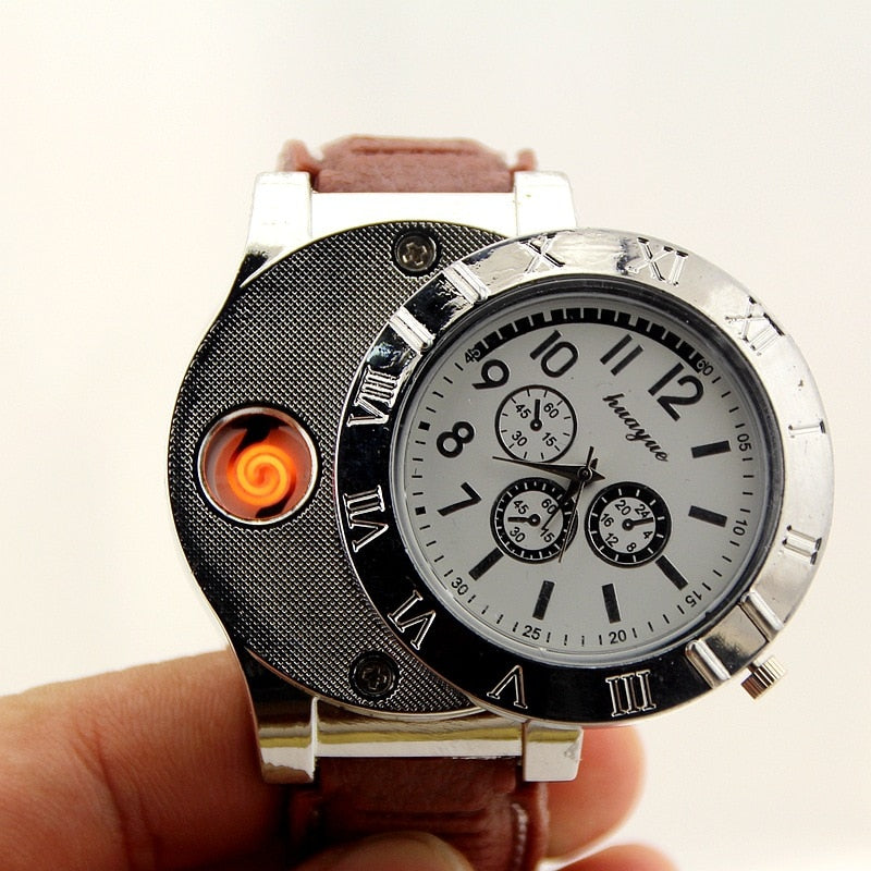 Horloge briquet 2 en 1