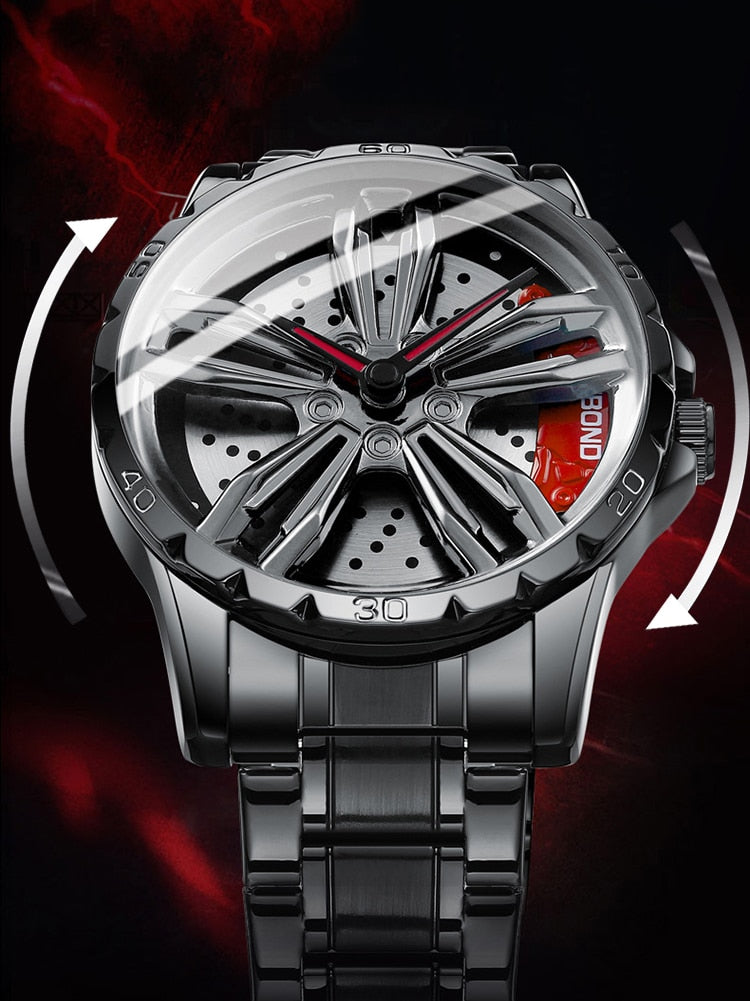 Horloge de roue de sport