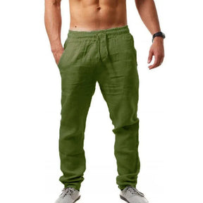 Pantalon en lin style streetwear