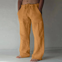 Pantalon en lin contemporain