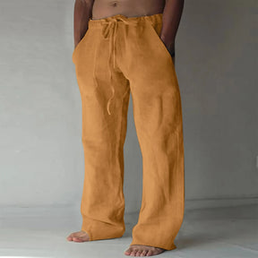 Pantalon en lin contemporain