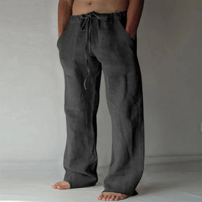 Pantalon en lin contemporain