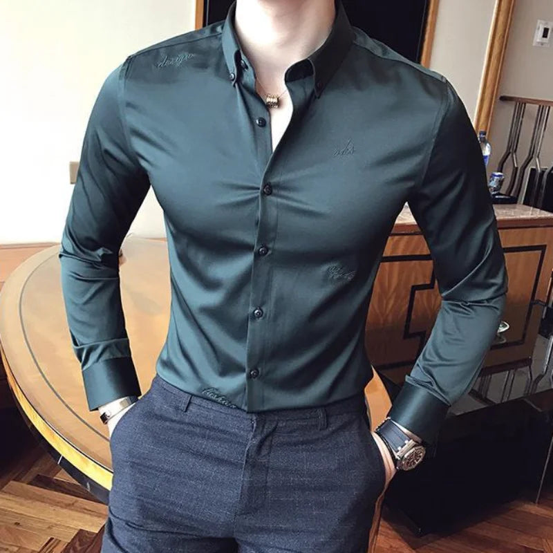 Chemise habillée de luxe haut de gamme