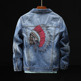 Veste en jean indienne