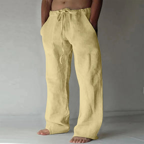 Pantalon en lin contemporain