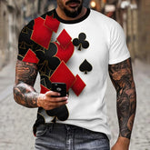 T-shirt de poker 3D