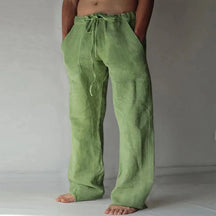 Pantalon en lin contemporain