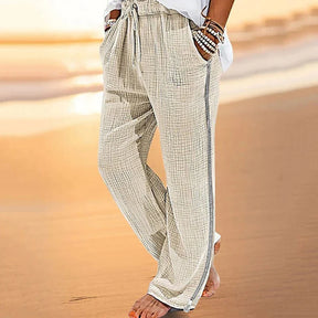 Pantalon bohème en lin