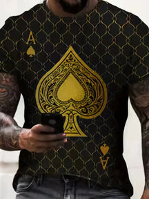 T-shirt de poker 3D